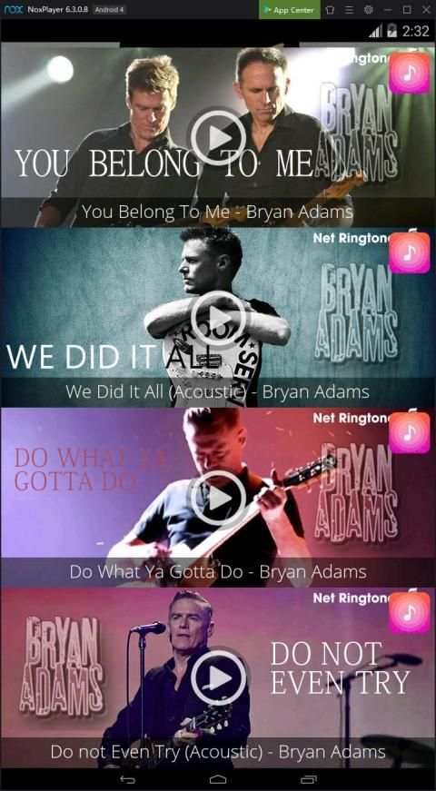 Bryan Adam Hits Ringtones स्क्रीनशॉट 3
