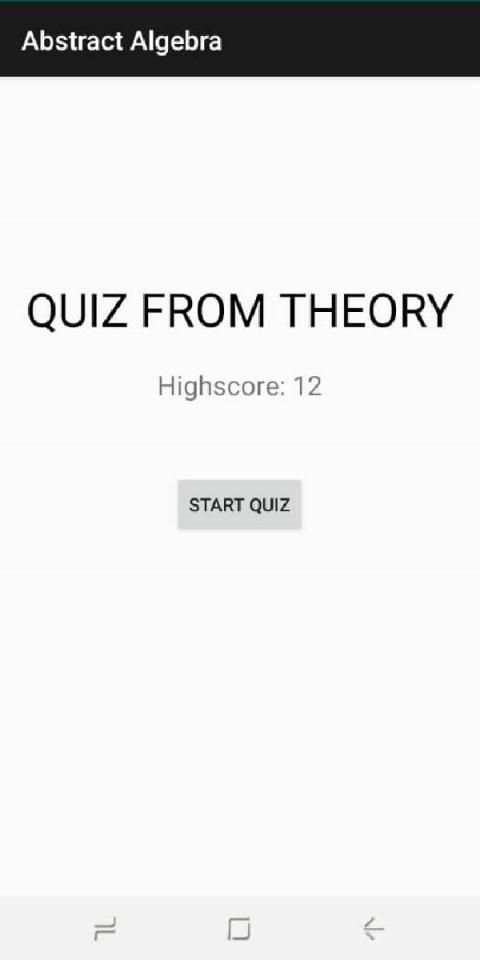 Abstract Algebra screenshot 3