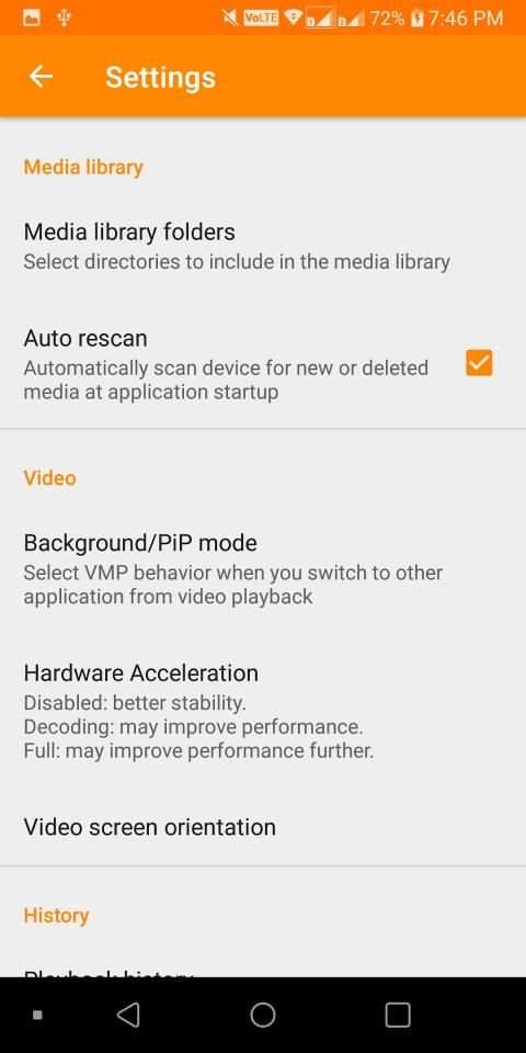 VMP - Video Music Player स्क्रीनशॉट 5