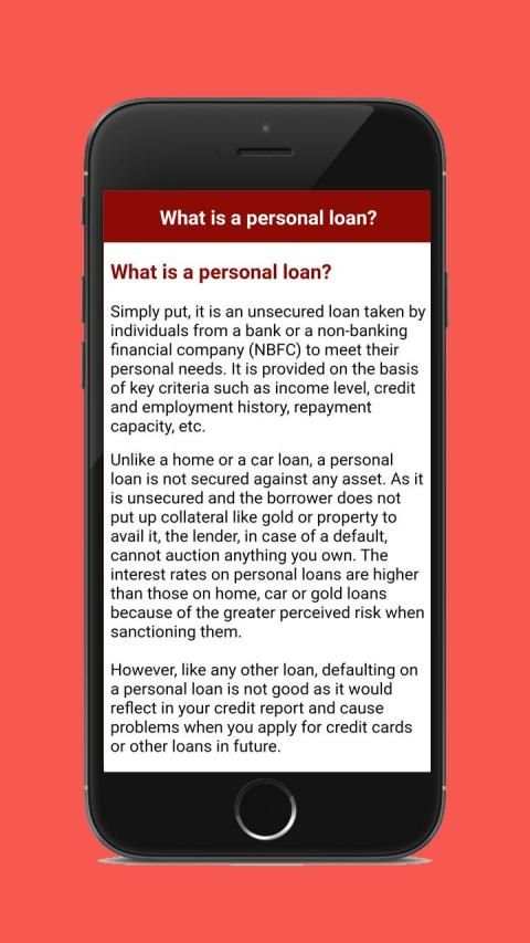 Guide for Personal Loan скриншот 2