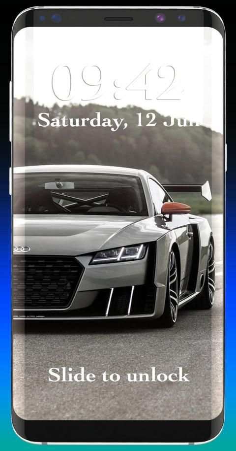 Lock Screen for Audi fans: + Wallpapers स्क्रीनशॉट 4