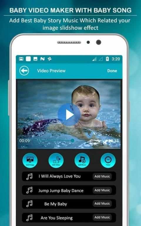 Baby Video Maker With Baby Story Song स्क्रीनशॉट 5