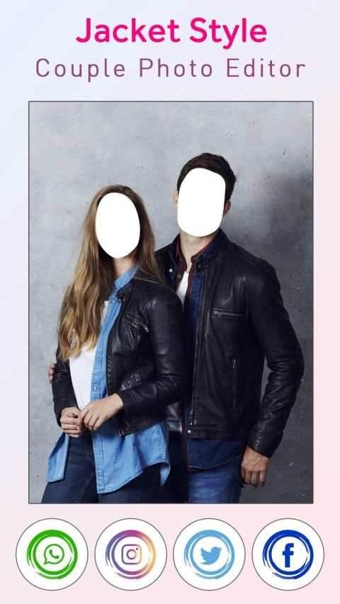 Jacket Style Couple Photo Editor - Jacket Photo screenshot 1