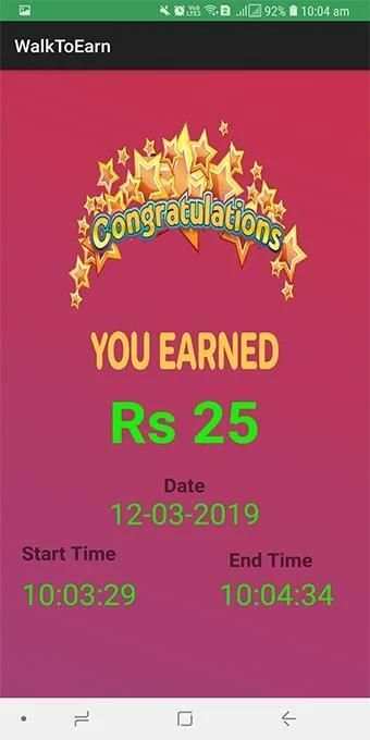WALK TO EARN स्क्रीनशॉट 2