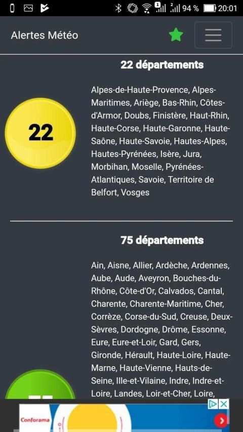 Alertes Météo screenshot 4