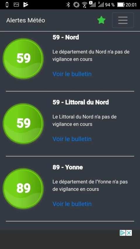 Alertes Météo screenshot 5