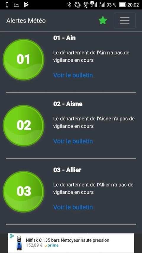 Alertes Météo screenshot 3