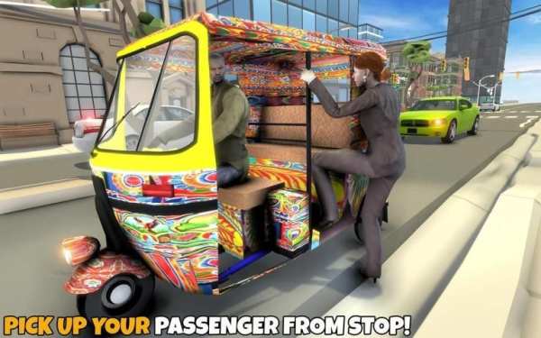 Modern Tuk Tuk Rickshaw Driving Simulator स्क्रीनशॉट 5