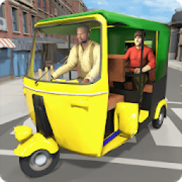 Modern Tuk Tuk Rickshaw Driving Simulator आइकन