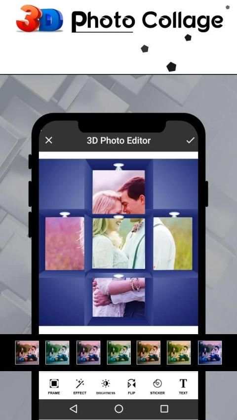 Photo Collage with 3D Layouts screenshot 3