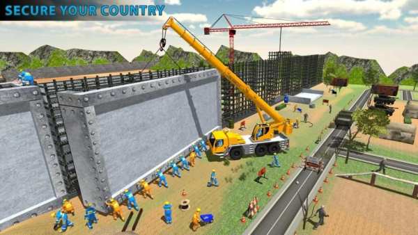 Border Security Wall Construction स्क्रीनशॉट 5