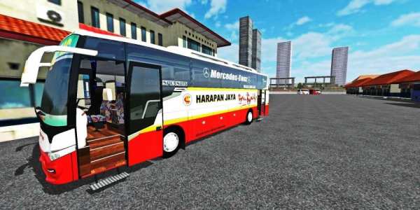 Mod BUSSID : Bus Scorpion X Livery Harapan Jaya screenshot 1