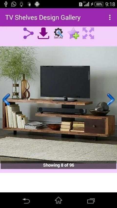 TV Shelves Design Gallery स्क्रीनशॉट 2