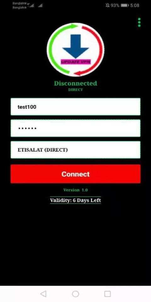 update vpn screenshot 2