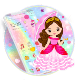 Cute Princess Doll Theme आइकन