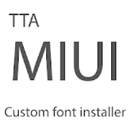 ikon TTA MIUI Custom font installer