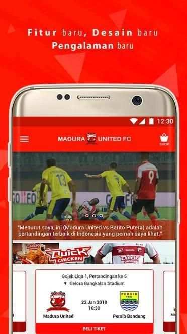 Madura United FC Official screenshot 1