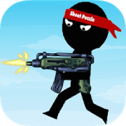 Stickman Shooter : Bullet Puzzle आइकन