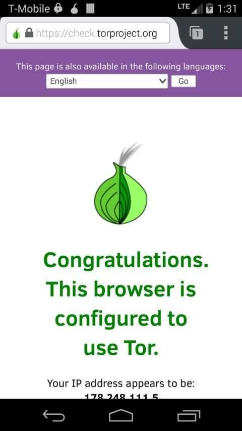 Orfox screenshot 3