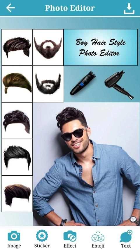 Man Hair Style Photo Editor screenshot 5