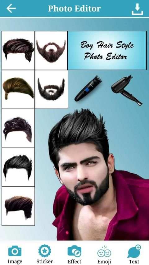 Man Hair Style Photo Editor screenshot 2