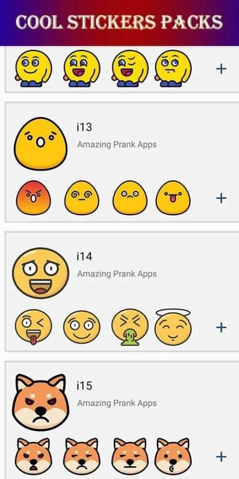 Cool Stickers for WhatsApp * screenshot 3