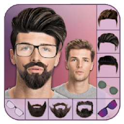 Man Face Editor: Hair Style, Beard, Mustache आइकन