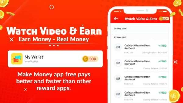 Daily Cash:Watch Video & Earn Money-2020 स्क्रीनशॉट 1