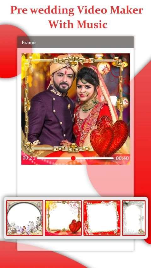 Pre wedding Video Maker With Music screenshot 3