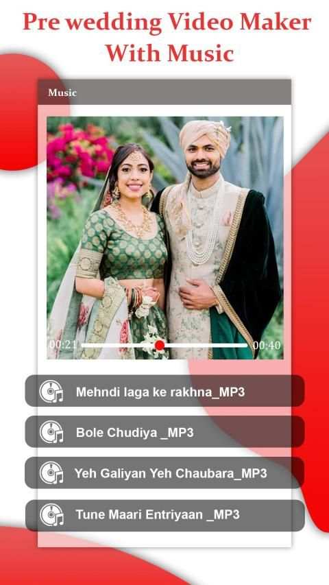 Pre wedding Video Maker With Music screenshot 2
