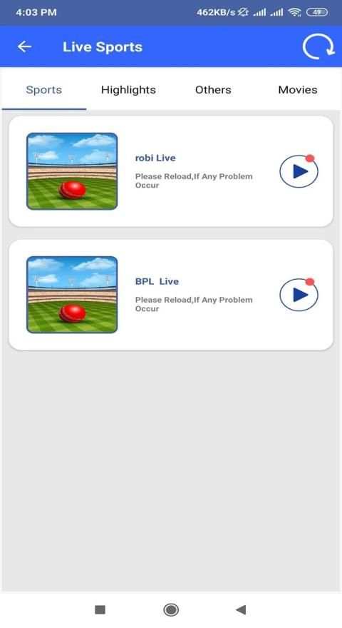 Live Cricket HD screenshot 1