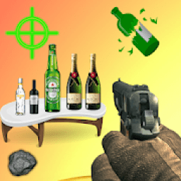 Action bottle shooter surprise: real shooting fun आइकन