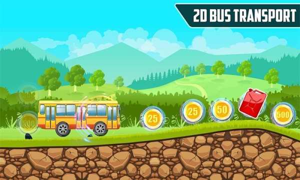Bus Driving Simulator - 2D Bus Racing Game 19 screenshot 15