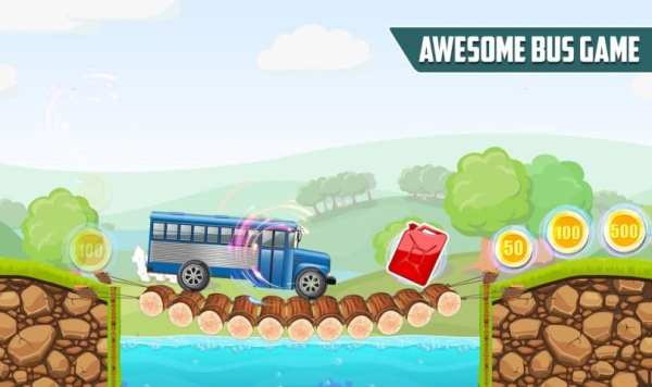 Bus Driving Simulator - 2D Bus Racing Game 19 screenshot 9