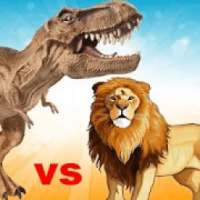 Lion vs Dinosaur Animal Simulator Game on 9Apps