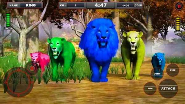 Lion vs Dinosaur Animal Simulator Game स्क्रीनशॉट 12