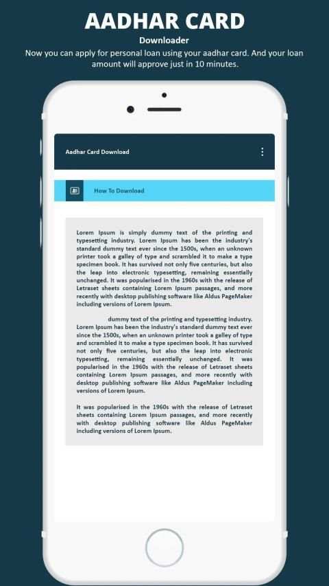 How To Download Adhaar Card screenshot 1