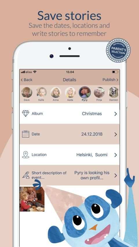 Kidday – mobile baby book screenshot 4