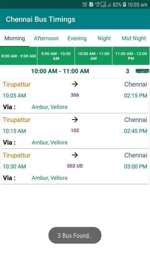 Tirupattur Bus Timing screenshot 3