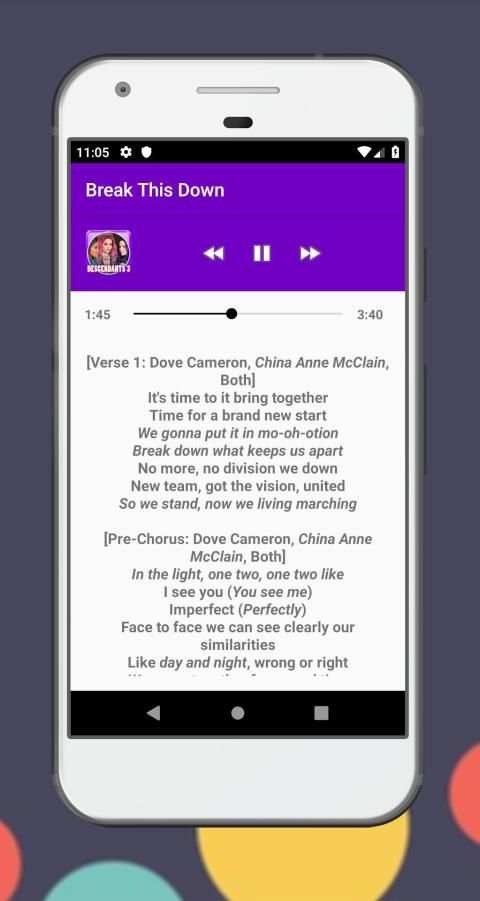 All song Descendants 3 + lyrics screenshot 2