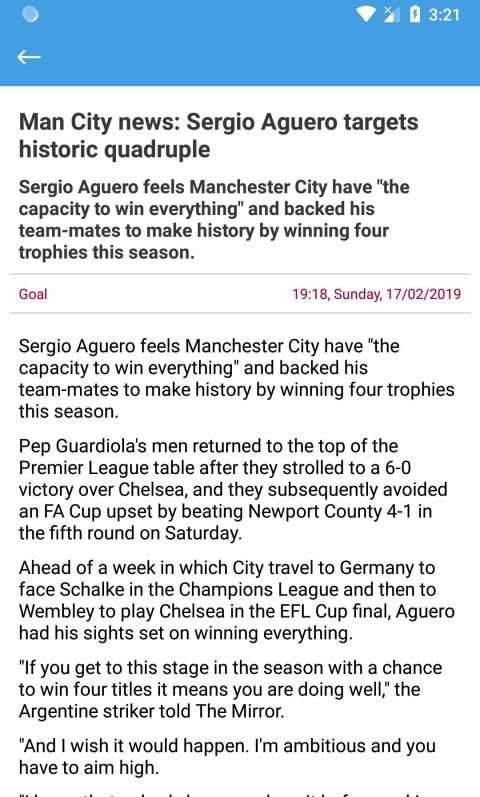 Man City Daily News screenshot 2
