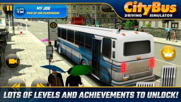 Real Bus Drive City Game screenshot 1