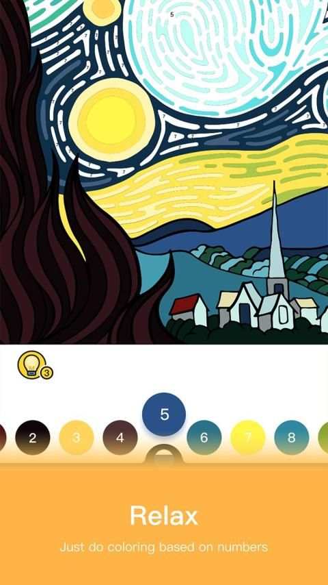 Digital painting - Color Games स्क्रीनशॉट 2