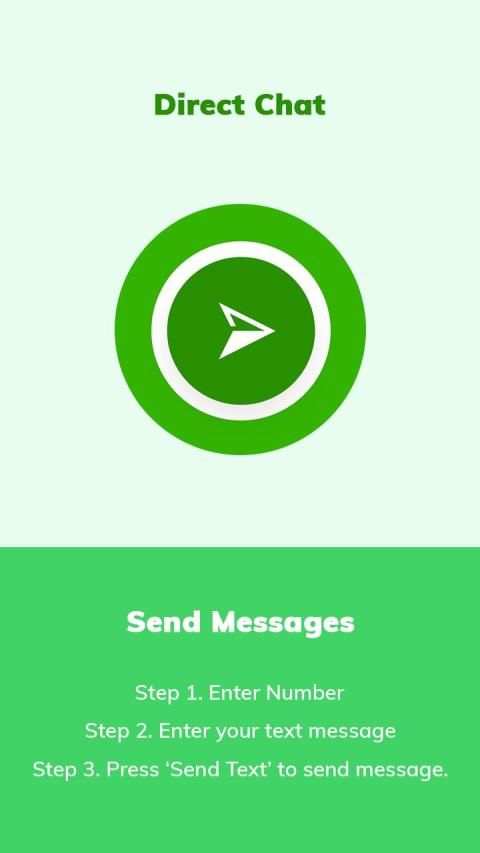 Whats Direct Chat स्क्रीनशॉट 1