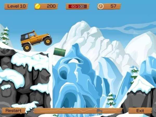 Snow Off Road -- mountain mud dirt simulator game स्क्रीनशॉट 7