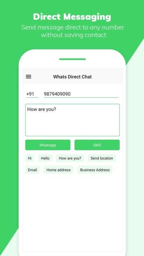 Whats Direct Chat स्क्रीनशॉट 2