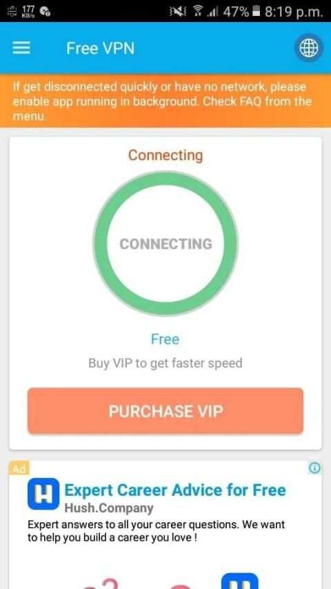 Free Internet VPN Unlimited - Vpn Unblock Web/Apps screenshot 5