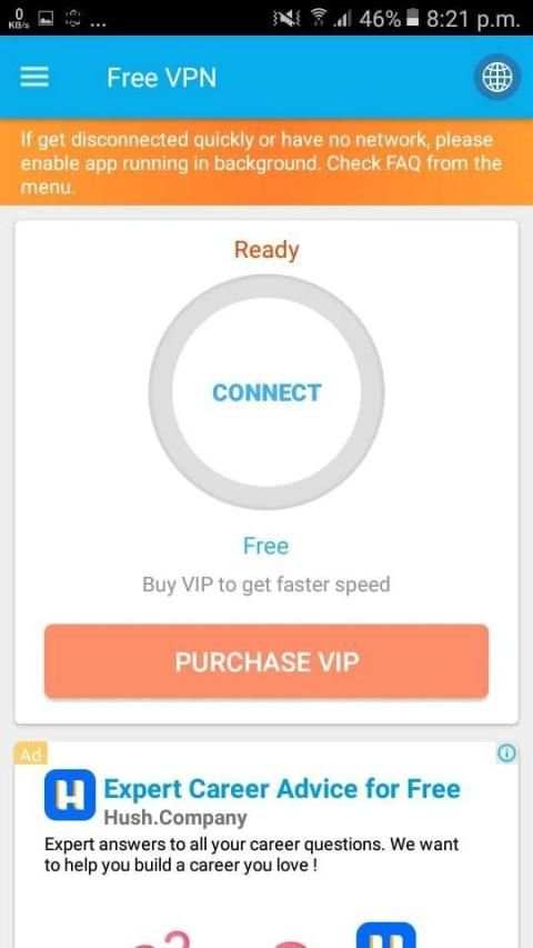 Free Internet VPN Unlimited - Vpn Unblock Web/Apps screenshot 1