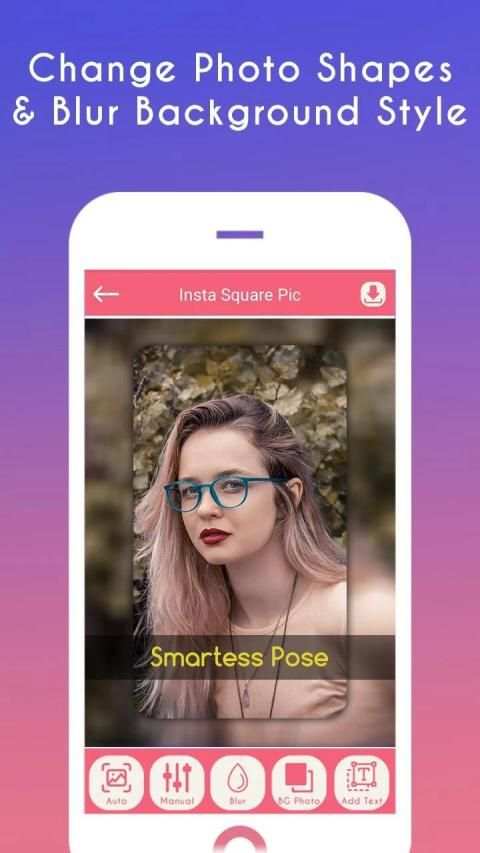 Insta Square Pic - Square Blur No Crop Pic Editor screenshot 5