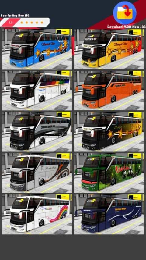 Kumpulan Mod Bussid Bus screenshot 4